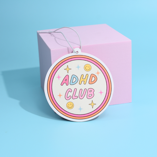 ADHD Club Air Freshener Cotton Candy Scented