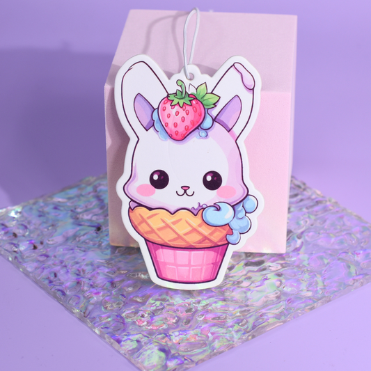 Kawaii Chubby Bunny Air Freshener