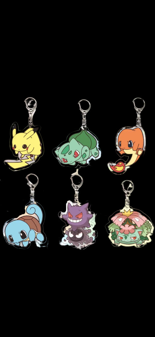 Cute hanging Pokémon keychain