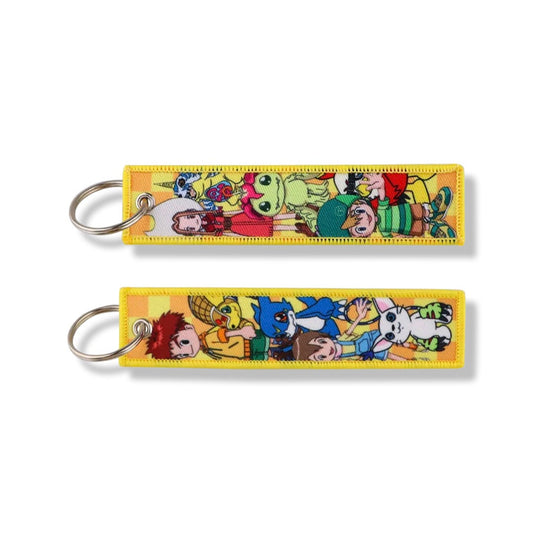 Digimon Embroidered Fabric Keychain