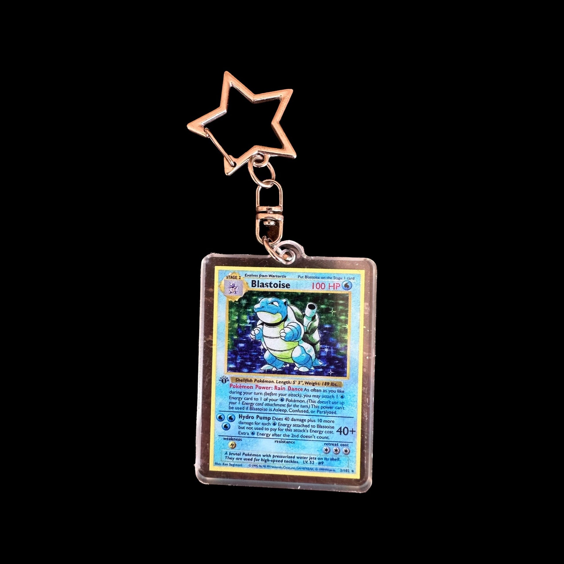 Miniature Pokémon TCG Trading Card Keychain