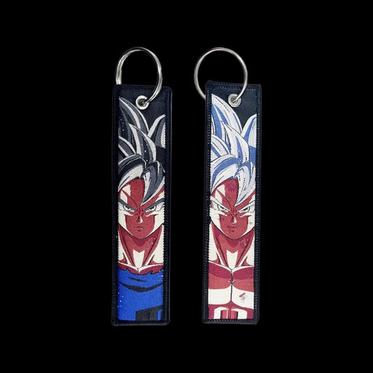 Super Saiyan Dragon Ball Z Embroidered Fabric Keychain