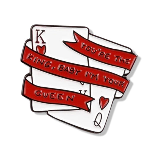 Blank Space King & Queen Eras Tour Taylor Swift Inspired Metal Pin